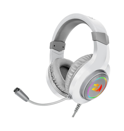 Headset Gamer Redragon Hylas Lunar White RGB H260-W