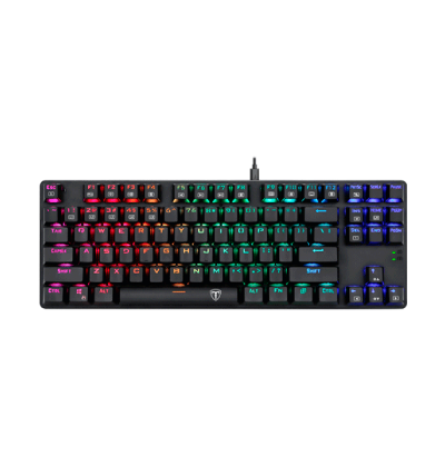 Teclado Mecânico T Dagger Bora Rgb Tgk315 Switch Brown